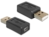 Imagem de Adaptador mini USB-B 5P Femea/ – USB-A M