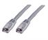 Imagem de Chicote FTP RJ45 Cat5e 0.50m-Cinza