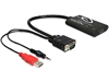 Picture of Delock VGA to  HDMI  Adapter with Audio