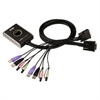 Imagem de Aten KVM USB, DVI e audio 2.1 surround com controlo remoto