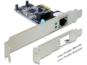 Picture of Placa Rede PCIe Gigabite (C/lowpr) Delock