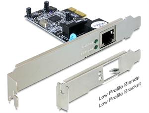 Imagem de Placa Rede PCIe Gigabite (C/lowpr) Delock