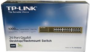 Picture of Switch TP-LINK 24 Portas 10/100/1000 Rack - TL-SG1024D
