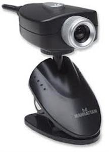 Picture of WebCam USB 300k c/pinça Manhattan