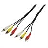Picture of Cabo 3x RCA M / 3x RCA M 2,5 mts
