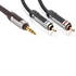 Imagem de Cabo Audio GOLD Jack 3.5 M/2xRCA M-5.00m