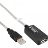 Imagem de Cabo USB 2.0 ext A M/A F negro 5.00m