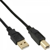 Imagem de Cabo USB 2.0 HQ tipo A/B negro 5mts