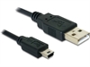 Picture of Cabo USB tipo A/ mini B 5p preto 1.00m