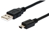 Picture of Cabo USB tipo A/ mini B 5p preto 3.00m