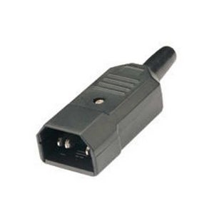 Picture of Conector alimentação p/cabo IEC C14(Macho)