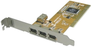 Imagem de Controladora PCI 32 bits 3+1x1394 SUNIX