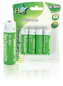 Imagem de Pilhas Recarregavéis - 2AA 2.000mAh Pack 4