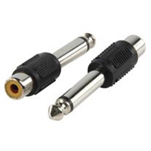 Imagem de Adaptador 1x Jack 6.3M/ 1xRCA F MONO