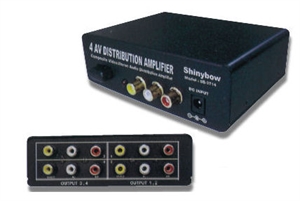 Picture of Amplificador e Splitter AV 1x4