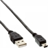 Imagem de Cabo USB tipo A/ mini B 5p preto 2.0m