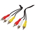 Imagem de Cabo 3x RCA M / 3x RCA M 2,5 mts