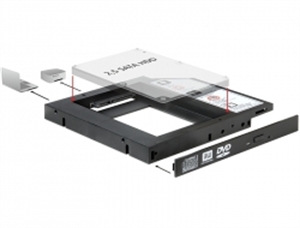 Imagem de Adaptador Slim SATA 5.25/ 1 x 2.5 SATA HDD Delock