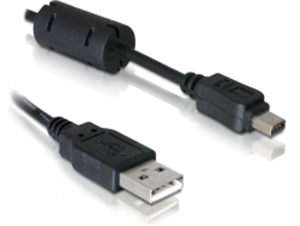 Picture of Cabo USB 2.0 tipo A/mini B 12p 1.80m Delock